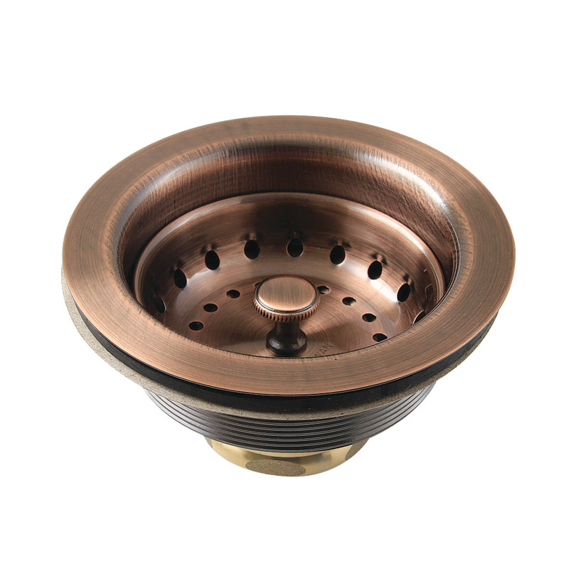 Drain d'évier de cuisine Basket Strainer, Cuivre antique