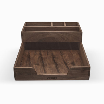 Wood Desk Organiser