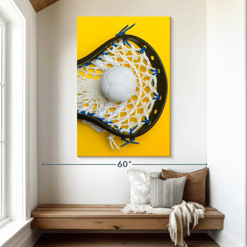 Sireci Lacrosse Catch, 51" H x 34" W
