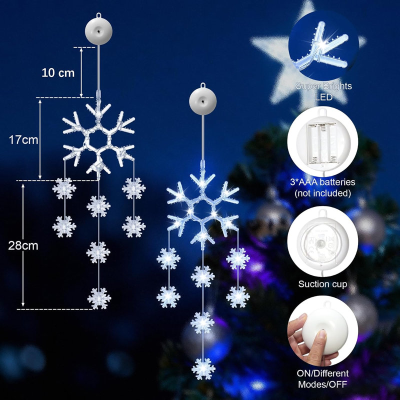 Plastic Freestanding Christmas Outdoor Lights