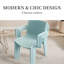 Ensemble de 4 chaises de salle à manger empilables intérieures / extérieures-522418782