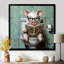 Keiaira, cochon de toilette lisant le journal III - cochon, art mural-1214519103-1214519096-1214519097