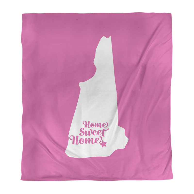 Housse de couette à la maison en tendre manchester, Housse de couette pour grand lit, Rose, Microfibre
