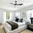 47 Inch Ceiling Fan With 22W LED Light And Remote Control 6 Speeds Reversible DC Motor For Bedroom-1529743429
