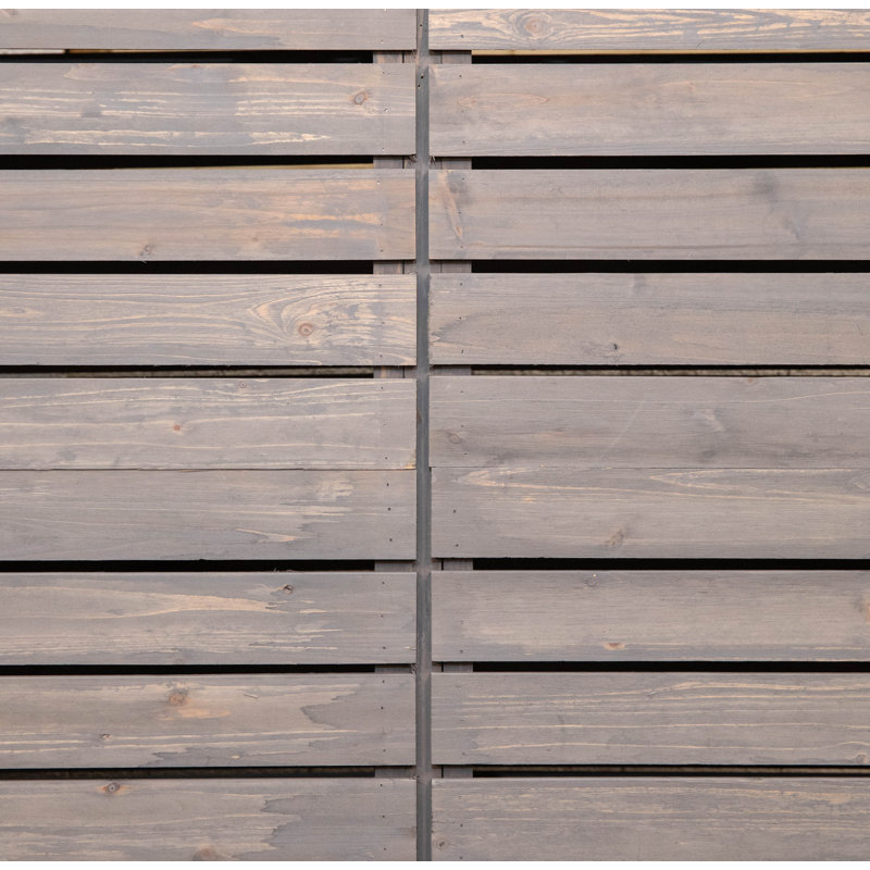 Back Panels Only: Pack of 6 Grey Washed Back Panels Only For SA-BINS Triple Bin Storage