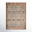 Tapis oriental océan / rouille Pratt-1862036387