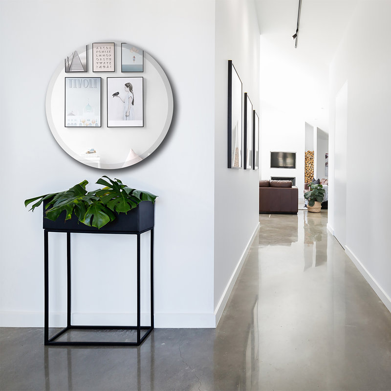 Miroir de coiffeuse biseauté Orkanger, 18 po x 18 po
