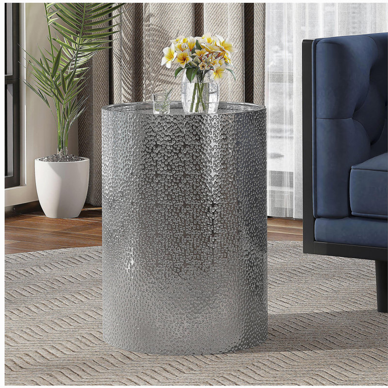 METAL SIDE TABLE