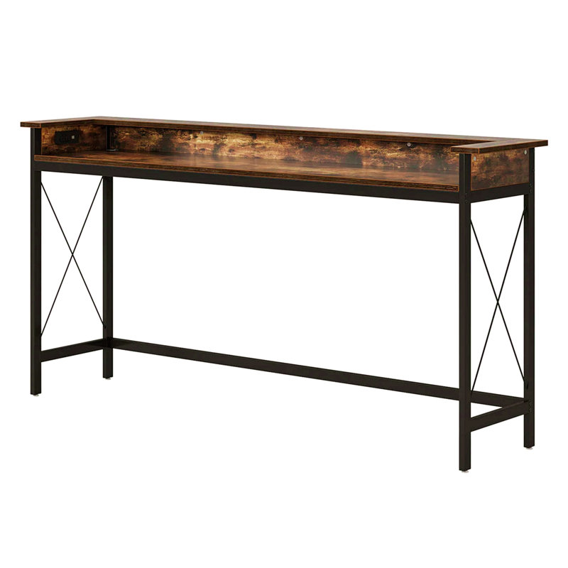 Couch Table With Electrical Outlet,Console Table,Bedside Table