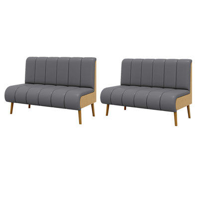 Modern simple cafe dessert shop restaurant bench by Canadian Linen
