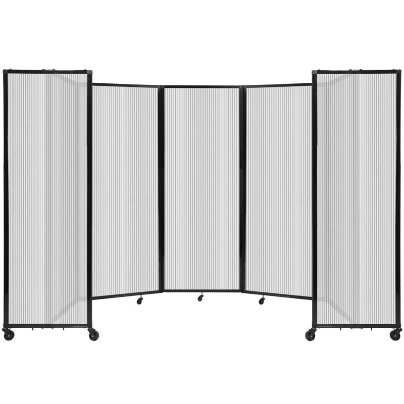 Cloison murale en polycarbonate 360, H 90 po x l 168 po, Transparent