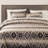 Chalet Cream/Taupe Aztec Print Southwestern Style 3 Piece Comforter Set-1697016344