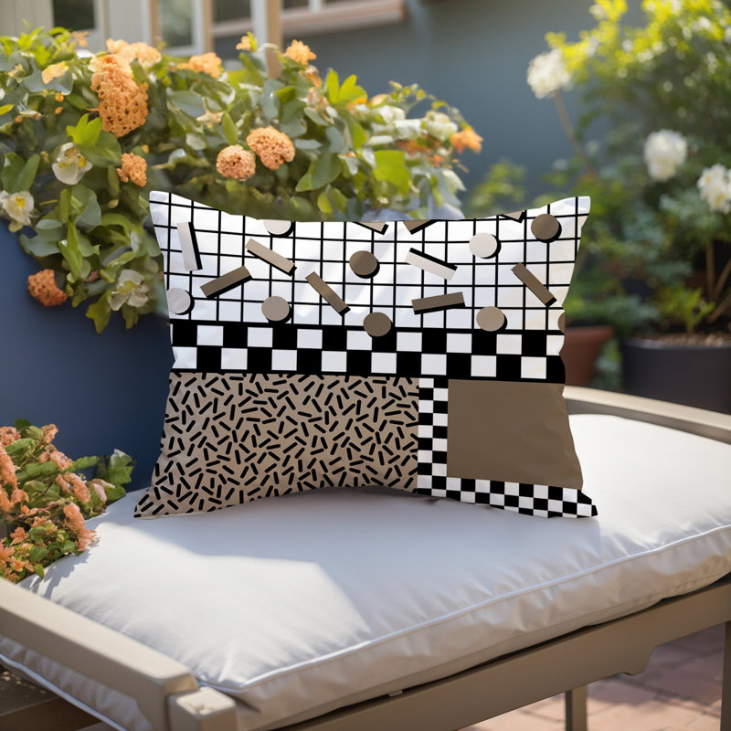 Coussin lombaire intérieur / extérieur Lumo, Rectangle H 18 po x l 25 po