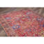 Tapis oriental en polyester rouge / mauve tissé à la machine saura-784466699