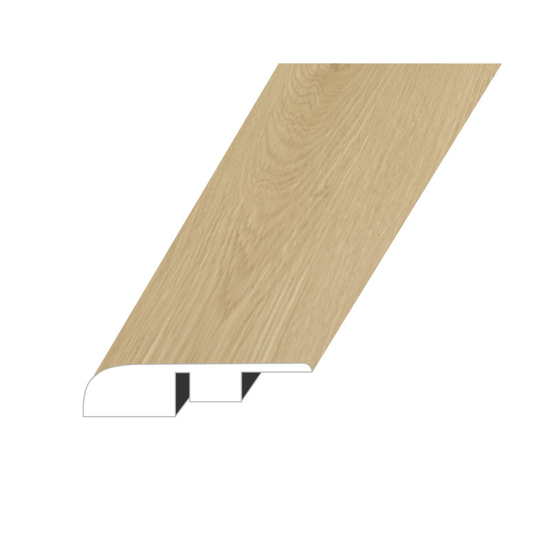Bespoke 0.6 In. Thick X 1.4 In. W X 94.5 In. L Hdf Waterproof Ac5 Laminate End Cap Molding, Pacific Beige