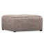 Repose-pieds de rangement pour table basse moderne carrée en cuir végétalien vieilli 35 po avec 4 plateaux Avalon-1495768762-1585530778