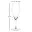 Verre à champagne Perfection, transparent, 7,8 oz, 6 pièces