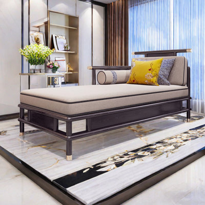 Chaise longue rembourrée Modern