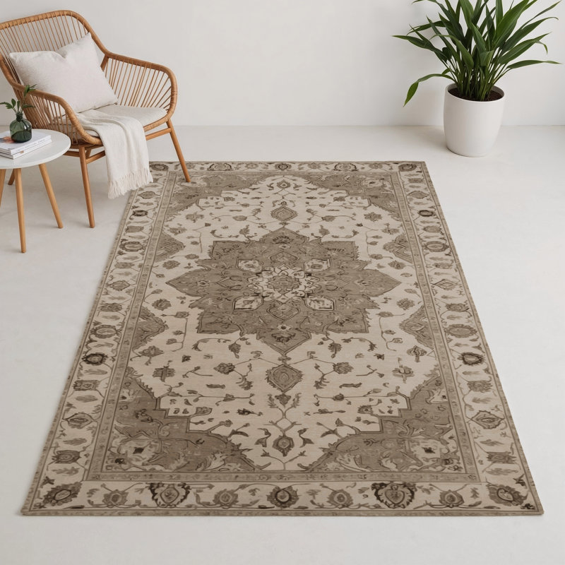 Tapis intérieur et extérieur Tabriz, Rectangulaire 3 pi x 5 pi