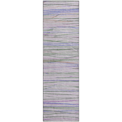 Premium Machine Washable Harjo AMF1603 Stripes Rug