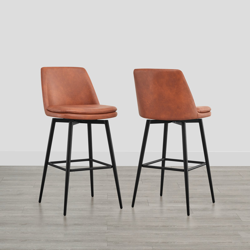 Tabouret Betzalel, Tabouret de bar (siège d’une hauteur de 30 po), Orange