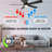 52''  5 - Blade LED Smart Standard Ceiling Fan with Remote Control and Light Kit Included.