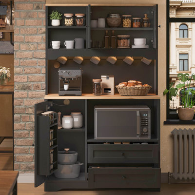 163cm Kitchen Pantry