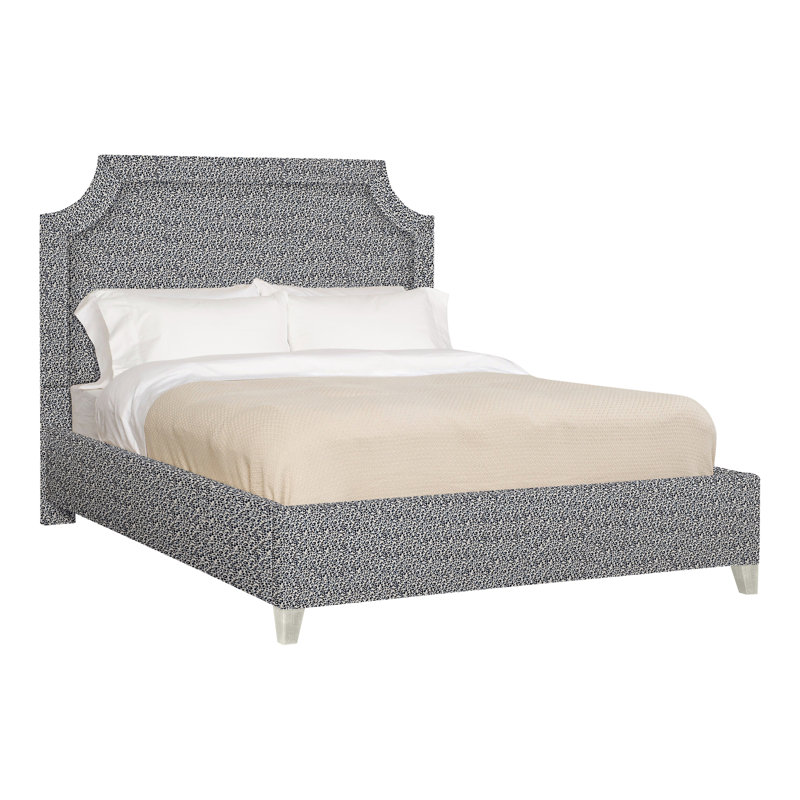 Audrey/Asher Upholstered Bed, No, Ian Smoke, Wrenn