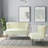 Euclid 47" Velvet 2-Seat Armless Loveseat-891959022