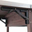 Chariot de barbecue extérieur 40,5 po avec plateau en acier inoxydable-1167562072