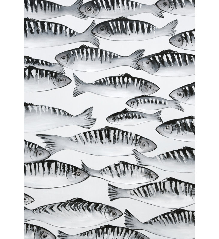 Art sur toile encadré gris