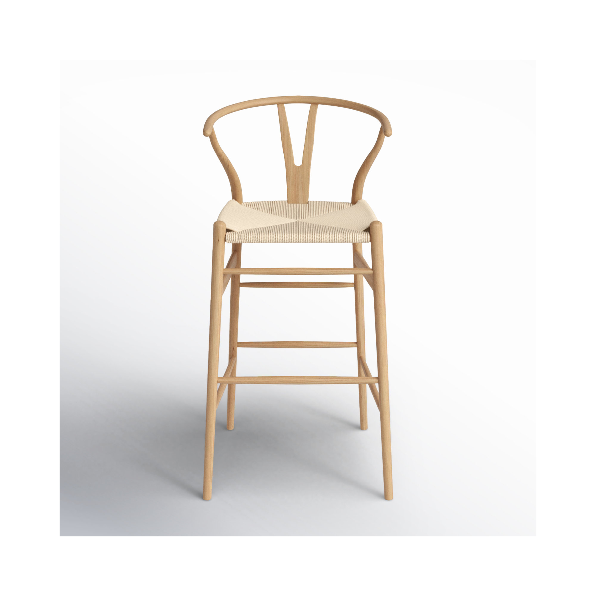 Fairbanks Solid Wood Bar/Counter Stool, Bar Stool (30.3" Seat Height), Natural, Natural
