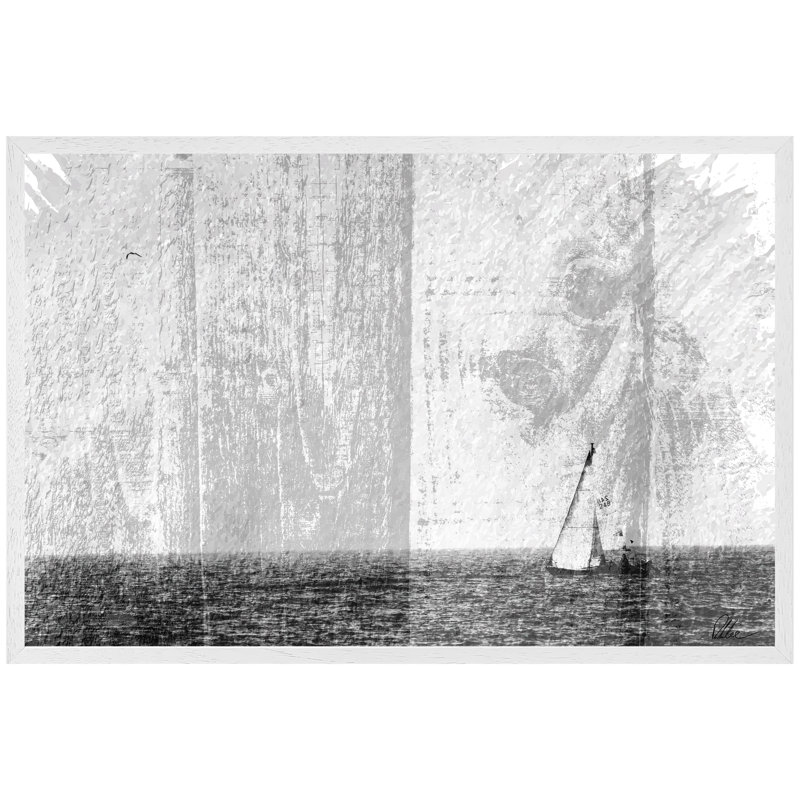 Single Picture Frame Print, Black, 51cm H x 76cm W x 4cm D