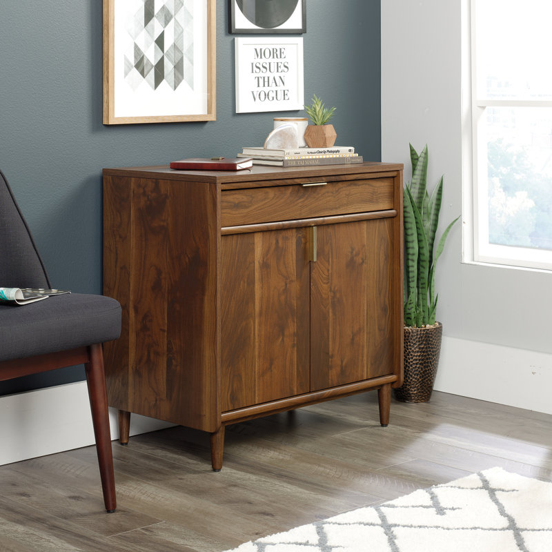 Gerrod Accent Cabinet, Dark Walnut