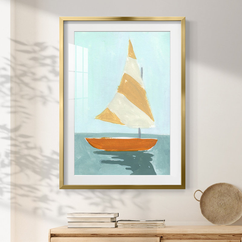 Muted Misty Marsh I -Gallery Wrapped Canvas
