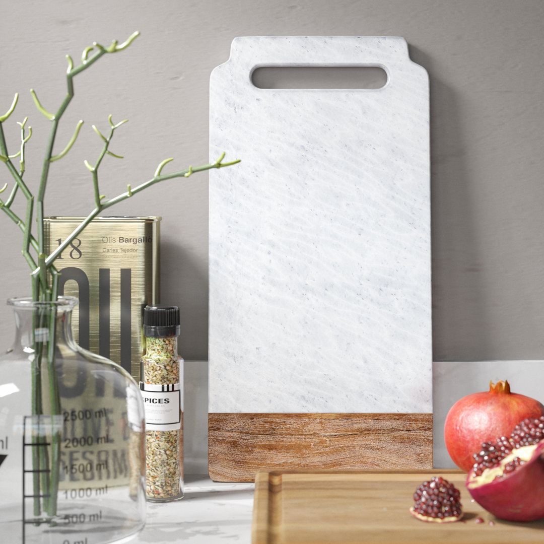 Coquelourde Austin Design Bengta Marble Cutting Board Gracie Oaks
