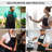 2 Pack Kitchen Aprons with 2 Pockets Adjustable Cooking Bib Aprons for Chef - Black