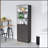Sleek 2-Door Bookcase With Spacious Shelves, For Modern And Organized Living Spaces.-1632139789
