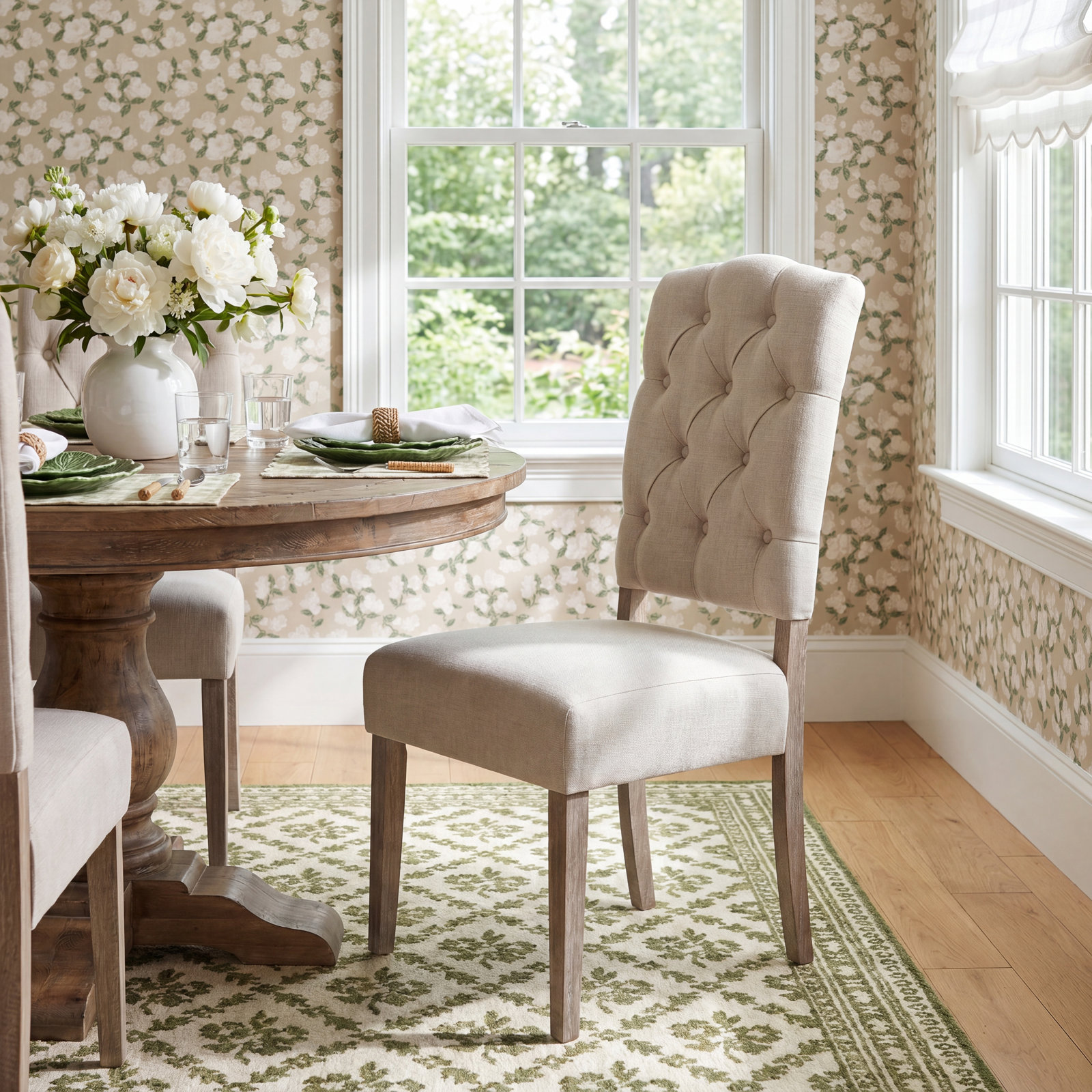 Bianca Parsons Dining Chair, Weathered Natural
