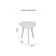 Azori Solid Wood 3 Legs End Table
