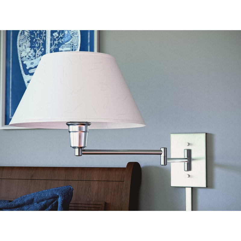 Aberdeenshire Swing Arm Sconce, Brushed Steel