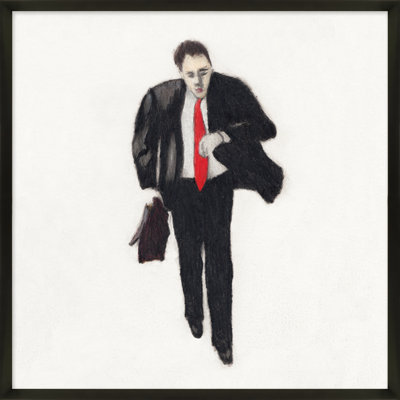 "Time Flies" par Simon Schneiderman - Reproduction d'art sur papier encadrée