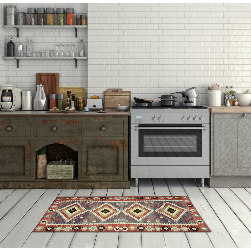 Hadi Southwestern Area Rug, Rectangle 155 x 200cm
