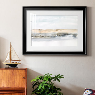 «Marsh Dunes I», reproduction encadrée de qualité supérieure - prête à être accrochée
