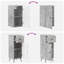 Bathroom Storage Furniture Set