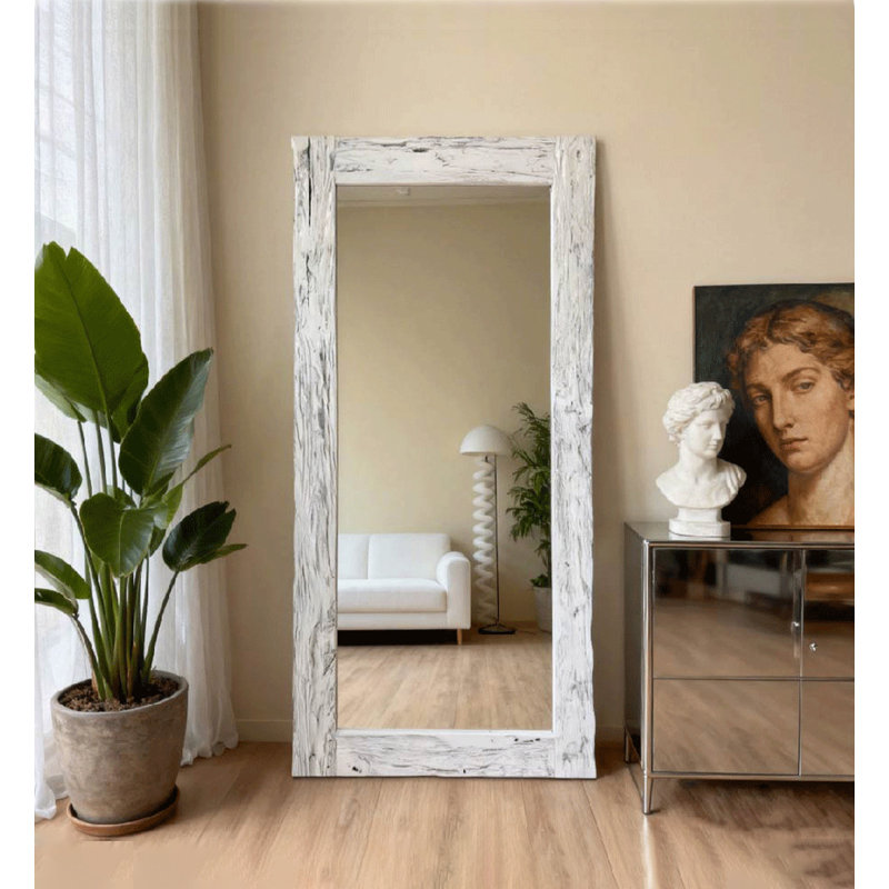 Miroir pleine longueur rétro, 74.8" H x 47.24" W