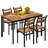 Mekaal 4 - Person Four Leg Dining Set-322980413-322980412