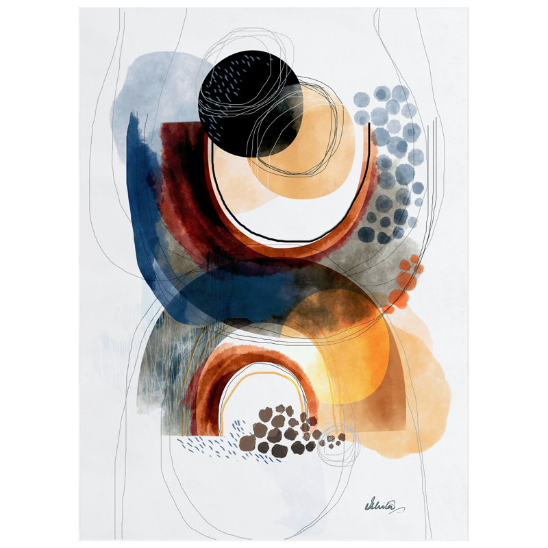 Dree Abstract Indoor Rug, Rectangle 7'6" x 10'4"