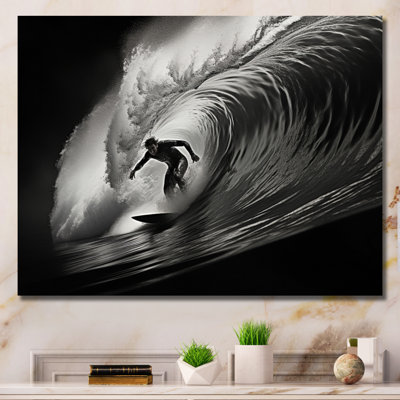 Surfers Paradise, vague grise II sur toile