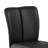 Modern PU Bar Stool With Vertical And Smooth-Lined Backrests & Silver Metal Legs(2PCS Sets)-1777203566